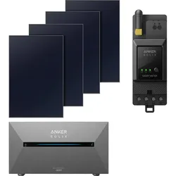 ANKER Balkonkraftwerk mit Speicher E1600 Pro, 1,6kWh, 4 x 440W Solarmodule