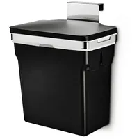 simplehuman Schrank-Abfalleimer 10 l Schwarz