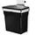 simplehuman Schrank-Abfalleimer 10 l Schwarz