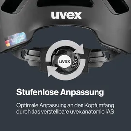 Uvex Urban Planet 58-61 cm black matt