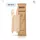 Blanc HYGIENIC Holzbesteckset Premium Messer und Gabel 400 Stk Holz gewachst