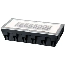 Paulmann 93775 Bodeneinbauleuchten-Set Solar Box LED Edelstahl, 1er Set