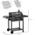 Outsunny Holzkohlegrill schwarz