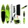 vidaXL Aufblasbares Stand Up Paddle Board Set 305x76x15 cm Grün