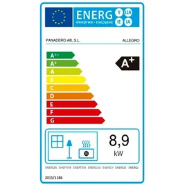 Panadero Allegro Stahl Schwarz
