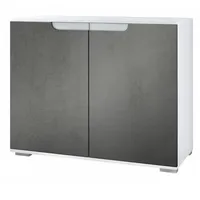 Vladon Kommode Sylt V3 (Moderner Küchenschrank, mit 2 großen