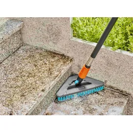 Gardena Waschbürste Cleansystem hard flex grau