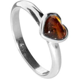 Ostsee-Schmuck Fingerring OSTSEE-SCHMUCK "Ostsee-Schmuck Ring Herz Ring Herz" Gr. 50, silber, Fingerringe, Damen, 50, (15,9), silber 925, (Sterlingsilber), Fingerring