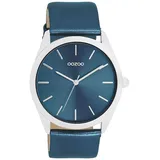 Oozoo Damenuhr C11337 Blau Lederband Metallic 40 mm - Blau