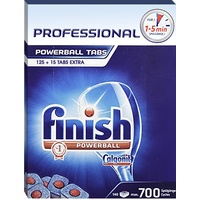 Finish Professional Spülmaschinentabs – Geschirrspültabs für gewerbliche Spülmaschinen gegen hartnäckigste Fettanschmutzungen – Vorteilspack mit 3 x 140 Finish Tabs