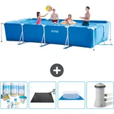 Rechteckiger Frame Pool - 450x220x84 Cm - 5-teilig  S20846