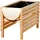Dobar Hochbeet auf Beinen XL 100 x 45 x 60 cm beige