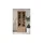 CaliCosy Vitrine TIMBER 80 x 45 x 200 cm Holzfarben