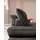 W.Schillig Eckcouch Leder 3-Sitzer Grau