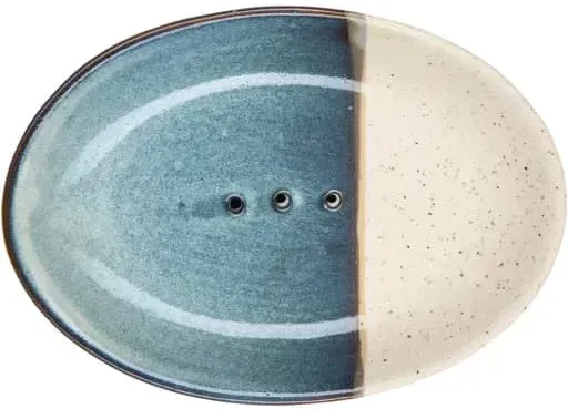 Tranquillo Seifenschale Rustic oval - blau