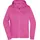 James & Nicholson Kapuzen-Sweatjacke Pink M