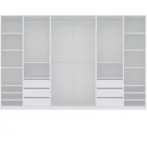 marmex möbel TRES Garderobenschrank 320 x 206 x 51 cm Weiß