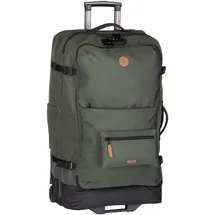 Cabaia Soft Suitcase Essentials Trolley L 2-Rollen 80 cm / 110 l dunkelgrün