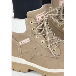 Stiefel WHISTLER "Enyea", Gr. 36, beige (sand), Synthetik, casual, Schuhe, in tollem Design