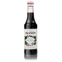 Monin Schwarze Johannisbeere Sirup, 250 ml Flasche - für Cocktails, zum Kaffee