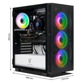 Ankermann Wildrabbit Blaze Gaming-PC AMD Ryzen 5 5500 4,0 GHz 16 GB RAM 1 TB SSD Radeon RX 9060 XT Windows 11
