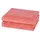 Ross Doubleface - Uni-Farbfond Kinderhandtuch 50 x 100 cm rosenholz/silbergrau