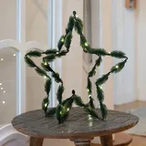 Koopmann International KOOPMAN LED-Stern 40 warmweiße LEDs