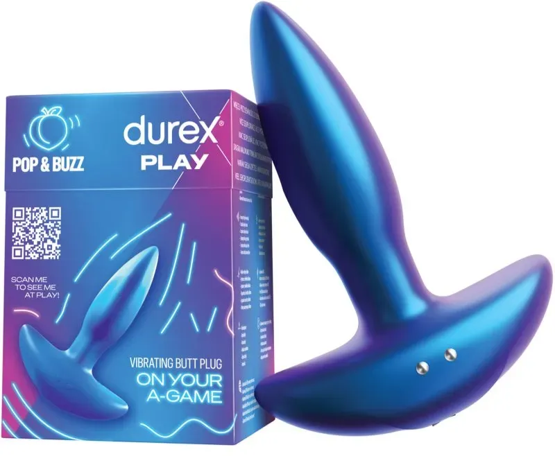 Durex Play Pop & Buzz Butt-Plug vibrierend 1 St.