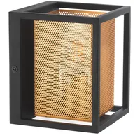 Onli Wandleuchte Malik Schwarz/Gold max. 22 Watt Wandlampe