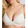 Hunkemöller Bügelloser BH "Vorgeformter BH ohne Bügel Lola", Damen, Gr. 75B, Cup B, weiß, 58% Polyamid, 25% Polyester, 17% Elasthan, BHs