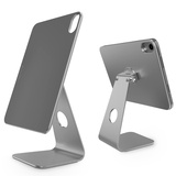 CubeNest Magnetischer iPad Ständer für iPad Air und iPad Pro 12,9", robuste Tablet Halterung aus Aluminium, Verstellbarer Tablet Ständer -Rotation 360° & 180°, Hochwertige Halterung