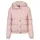 URBAN CLASSICS Ladies Hooded Puffer Jacket in rosa Größe S