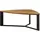 MASSIVMOEBEL24.DE Couchtisch Wildeiche natur geölt 120 x 70 x 44 cm