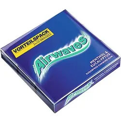 Airwaves MENTHOL & EUCALYPTUS Kaugummis 3 Pack á 10 St.