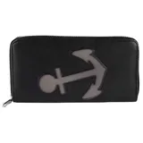 Cham Cham Damen Geldbörse Portemonnaie schwarz grau