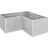 x 77 cm silber-metallic