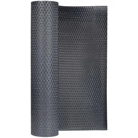 vidaXL Balkonverkleidung 1000 x 80 cm Dunkelgrau Rattan 1 St.