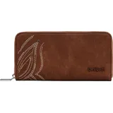 DESIGUAL Reißverschluss Geldbörse Goodall Sand Fiona 24WAYP37/6004 - Beige