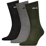 Puma Unisex Crew Socken grün 35-38