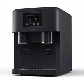 Klarstein Eiswürfelmaschine für Zuhause Camping Gastro, Schnelle Mini-Eiswürfelmaschine Klein, Profi Eismaschine für Crushed Eis, Große & Kleine Eiswürfel,