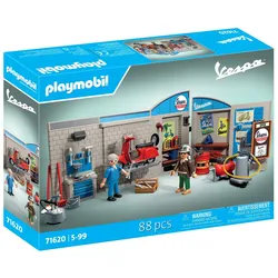 PLAYMOBIL Vespa 60s Garage, Garage, Vespa, 5 Jahr(e), Mehrfarbig, Kunststoff
