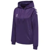hummel Core XK Poly Hoodie Acai/White XXL