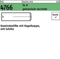 Industrial Quality Supplies ISO 4766 Gewindestifte mit Kegelkuppe &