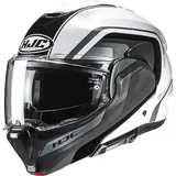 HJC Helmets F100 REFF MC1 Schwarz/Weiß L