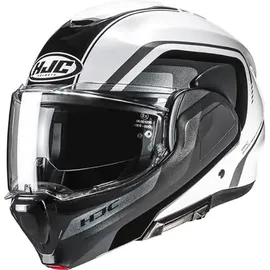 HJC Helmets F100 REFF MC1 Schwarz/Weiß L