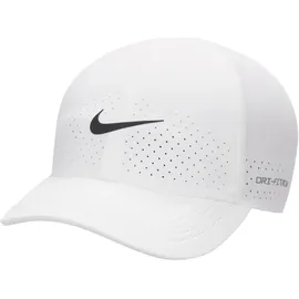 Nike Dri-FIT ADV Club Unstructured Tennis Cap 100 white/black L/XL