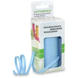 Präsent Geschenkband COTTONFIELD matt hellblau 5,0 mm x 100,0 m