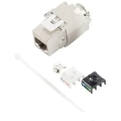 Helos Keystone-Modul Cat 6a 180°, werkzeuglos