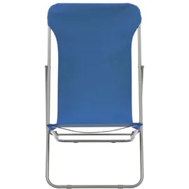 vidaXL Klappbare Strandstühle 44358 75 x 57 x 99 cm blau 2 St.