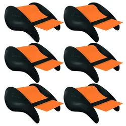 6x Haftnotiz-Rolle im Spender Orange